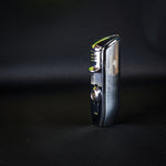 COHIBA Portable Outdoor Metal Windproof Butane Gas Lighter 3 Torch Blue Flame Jet Cigar Lighter Gift Box Men's Gift isqueiro