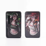 Vapor Box Mod 510 Thread Vape Battery Vapmod Dragoo VV 650mAh Battery 3D Resin Pattern Preheat Pen For Thick Oil Cartridge Carts