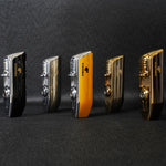 COHIBA Portable Outdoor Metal Windproof Butane Gas Lighter 3 Torch Blue Flame Jet Cigar Lighter Gift Box Men's Gift isqueiro