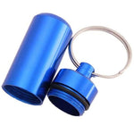 Portable Smoke Pocket Lid Ashtray Car Cases Storage Tube Cigar Mini Ash Holder Keychain Tube Windproof Outdoor Travel Accessory
