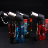 Butane Torch Lighter Refillable Adjustable Flame Lighter Kitchen Cooking Torch BBQ Ignition Picnic Tool Windproof Lighter