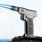 Butane Gas Lighter BBQ Kitchen Jet Torch Lighter Windproof  Cigar Lighters High Capacity Spray Gun Jewelry Metal Welding Lighter