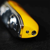 COHIBA Portable Outdoor Metal Windproof Butane Gas Lighter 3 Torch Blue Flame Jet Cigar Lighter Gift Box Men's Gift isqueiro
