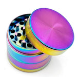 Rainbow Mills Metal Crusher 4 Parts Mesh Screen Pollen Catcher 40mm Herb Grinder Herbal Spice Mini Crucher