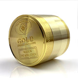 Herb Grinder 3 layer 4 Parts Zinc Alloy 40mm Tobacco Crusher Gold Grinder Herbal Crusher Hookah Pipe Smoke Accessories