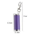 Portable Smoke Pocket Lid Ashtray Car Cases Storage Tube Cigar Mini Ash Holder Keychain Tube Windproof Outdoor Travel Accessory