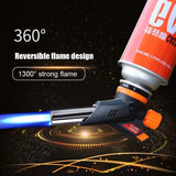 Gas Torch Flame Gun Kitchen Butane Burner Welding Refillable Cooking Culinary Torch Lighter Cooking Lighter For Desserts BBQ