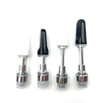 Ceramic Atomizer Tank 0.5ML 1.0ML Vape Tip 1.2ohm Oil Cartridges Coil Vaporizer Pen Cartridges for 510 Thread Battery