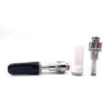 Ceramic Atomizer Tank 0.5ML 1.0ML Vape Tip 1.2ohm Oil Cartridges Coil Vaporizer Pen Cartridges for 510 Thread Battery