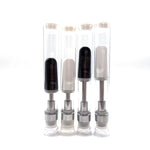Ceramic Atomizer Tank 0.5ML 1.0ML Vape Tip 1.2ohm Oil Cartridges Coil Vaporizer Pen Cartridges for 510 Thread Battery