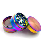 Rainbow Mills Metal Crusher 4 Parts Mesh Screen Pollen Catcher 40mm Herb Grinder Herbal Spice Mini Crucher