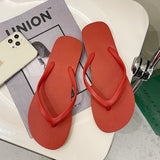 HKAZ-S slippers flip flops summer outdoor  flat soled non-slip women&#39;s beach shoes  leisure comfortable fashion new summer
