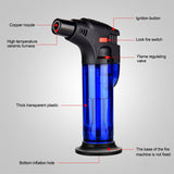 Butane Torch Lighter Refillable Adjustable Flame Lighter Kitchen Cooking Torch BBQ Ignition Picnic Tool Windproof Lighter