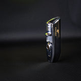 COHIBA Portable Outdoor Metal Windproof Butane Gas Lighter 3 Torch Blue Flame Jet Cigar Lighter Gift Box Men's Gift isqueiro