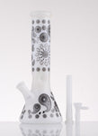 7mm Thick Beaker Bong With Decal Prints