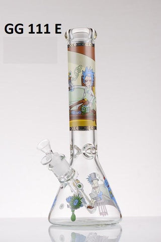 Borosillicate Glass Smoking Glass Water Pipe 7mm