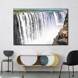 HD Canvas Print Realistic Waterfall Landscape Painting Wall Art Picture Posters and Print Living Room Decoration Canvas Painting