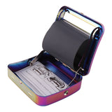Rainbow Rolling Machine Tobacco Roller Cigarette Case 70mm Manual Roller Cig Rolling Tool