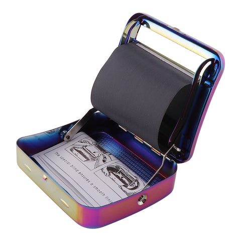 Rainbow Rolling Machine Tobacco Roller Cigarette Case 70mm Manual Roller Cig Rolling Tool