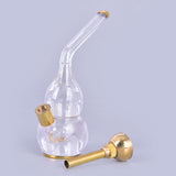 Mini Hookah Tobacco Smoking Pipes Gift Creative Metal Cigarette Holder Acrylic Water Pipe