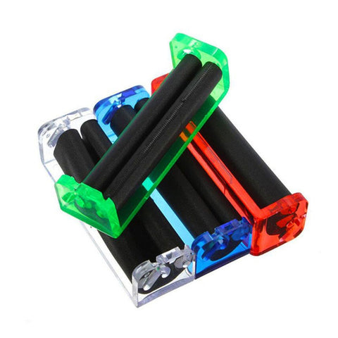 Plastic Manual Cigarette Rolling Machine For Rolling Paper Hand Roller Tools 78/110mm Tobacco Maker Random Color