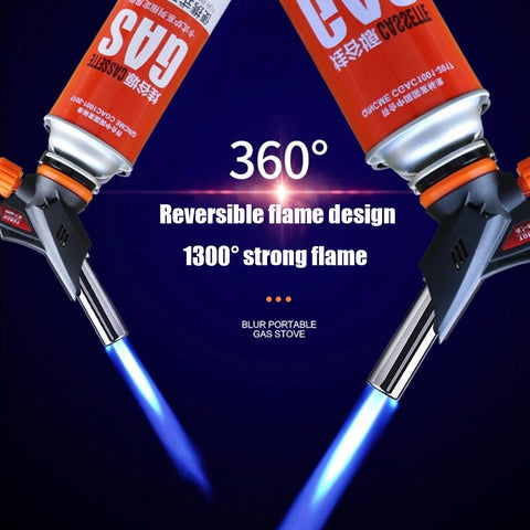 Gas Torch Flame Gun Kitchen Butane Burner Welding Refillable Cooking Culinary Torch Lighter Cooking Lighter For Desserts BBQ