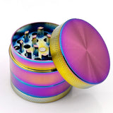 Rainbow Mills Metal Crusher 4 Parts Mesh Screen Pollen Catcher 40mm Herb Grinder Herbal Spice Mini Crucher