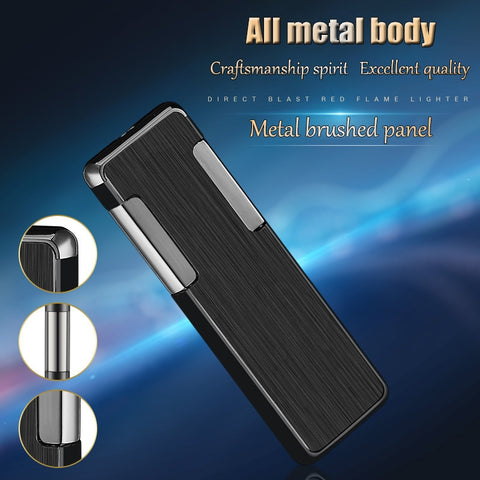 Novel Refillable Butane Torch Jet Flame Lighters Outdoor BBQ Camp Gas Stove Windproof Lighter Gun Stove Lighter Cigars for Men