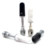 Ceramic Atomizer Tank 0.5ML 1.0ML Vape Tip 1.2ohm Oil Cartridges Coil Vaporizer Pen Cartridges for 510 Thread Battery