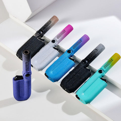 Novel Refillable Butane Torch Turbo Gas Lighters Outdoor BBQ Windproof Lighters Smoking Cigar Gun Lighter Marihuanna Accessories