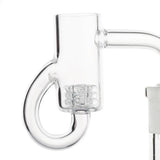 Diamond Knot Loop Recycler Quartz Banger