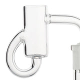 Diamond Knot Loop Recycler Quartz Banger