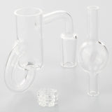 Diamond Knot Loop Recycler Quartz Banger