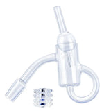 Diamond Knot Loop Recycler Quartz Banger