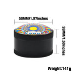 Mandala Novelty Herb Grinder 3 Layer (Random Color)