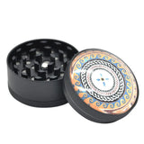 Mandala Novelty Herb Grinder 3 Layer (Random Color)