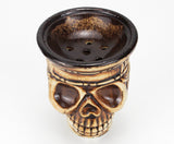 Bronze Skull Hookah Bowl