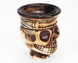 Bronze Skull Hookah Bowl