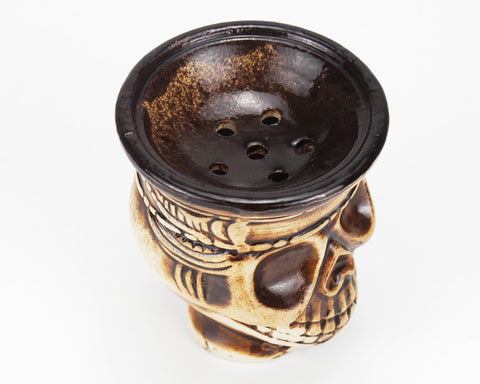 Bronze Skull Hookah Bowl