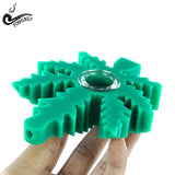 Marijuana Leaf Silicone Pipe