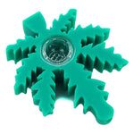 Marijuana Leaf Silicone Pipe