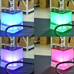 Hookah Shisha Cube Set with Multicolor LED Light