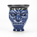 Blue Mystic Mask Skull Hookah Bowl