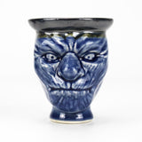 Blue Mystic Mask Skull Hookah Bowl