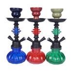 Double Hose Glass Hookah Set