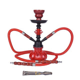 Double Hose Glass Hookah Set