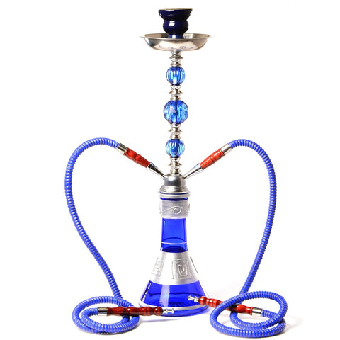 Double Hose Glass Hookah Set