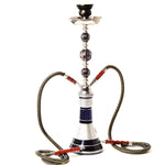 Double Hose Glass Hookah Set