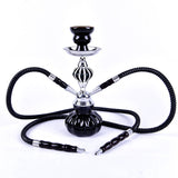 Double Hose Glass Hookah Set