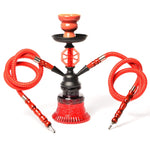 Double Hose Glass Hookah Set